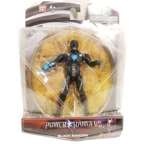 Power Rangers Black Ranger Action Hero Figure BANDAI
